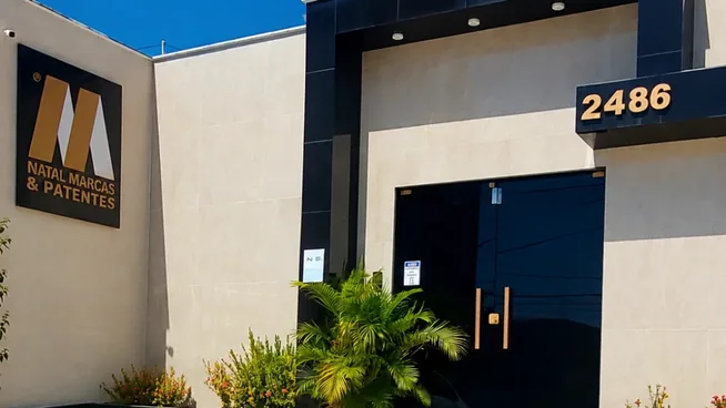 Fachada do escritório da Natal Marcas e Patentes em Natal, RN
